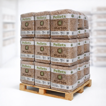 Pellets de Madeira Pellets Martos – Palete de 15 kg 70 Sacos