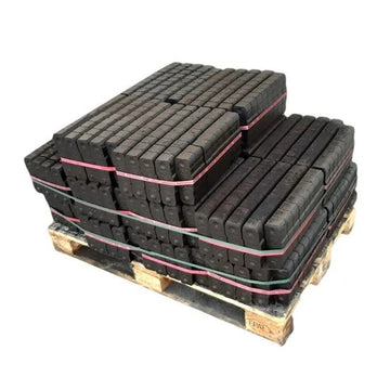 Briquettes de lenhite, palete de 1 tonelada (40 embalagens de 25 kg)