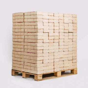 Briquettes de madeira (Pellini) sem orifícios – palete de 960 kg