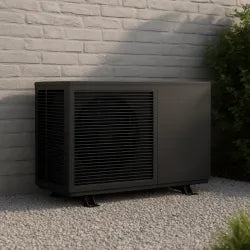 Bomba de Calor Ar/Água Monofásica 8 Kw Monobloco - Conectada com Apoios Elétricos e Gás R290